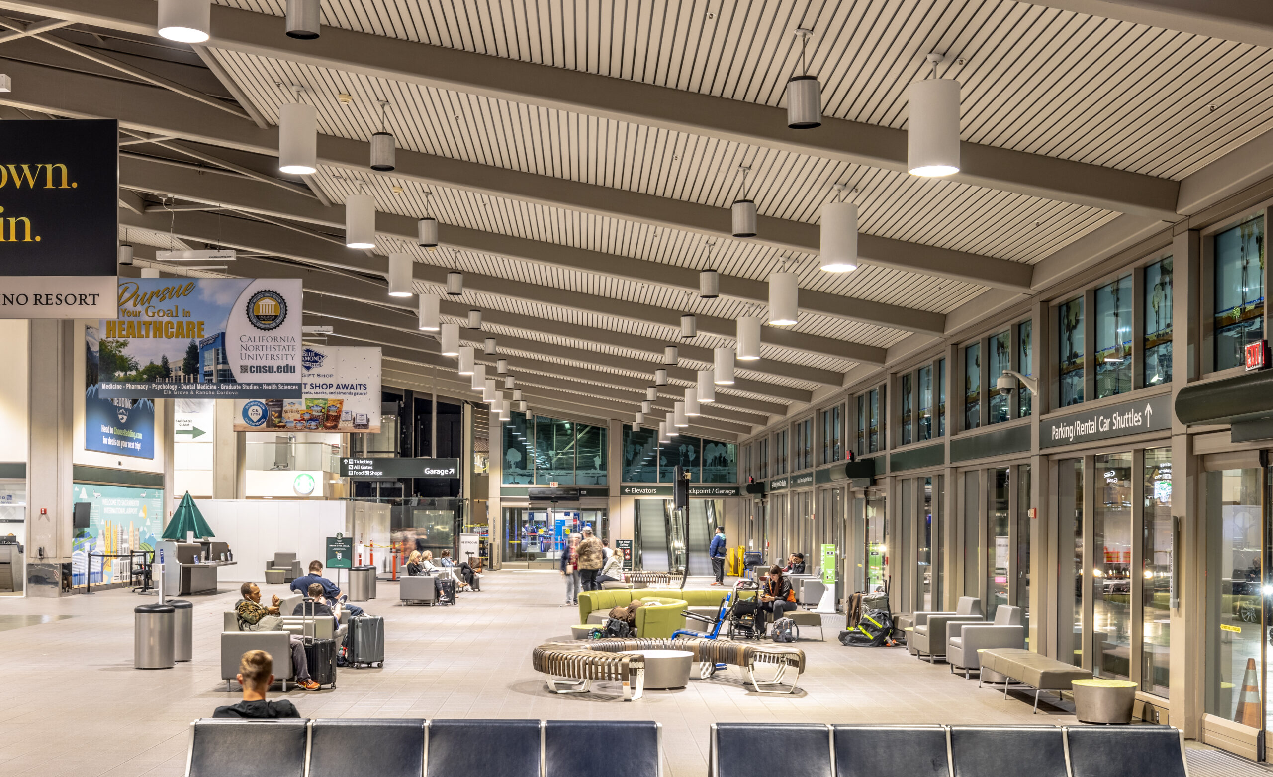 Sacramento International Airport Interior Lights